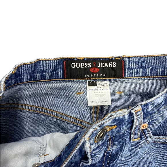 Guess Vintage 90’s Women’s Bootcut Mid Rise Jeans size 27 (6) - Picture 3 of 8